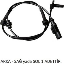 Abs Sensörü Ön Linea Punto 3 Fiorino 1,3d 1,6d 1,4 1,6 Bipper Nemo 1,3/1,4 Hdi 51763164 Tkn 1 Adet