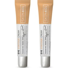 SKIN401 Göz Çevresi Retinol, Peptit & Traneksamik Asit Bakım Kremi 2'li Set