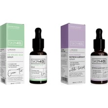 SKIN401 Aydınlık Parlaklık Etkili ve Gözenek Görünümü Azaltmaya Yardımcı Serum Set