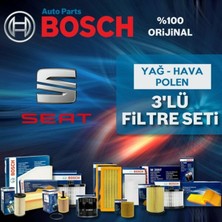 Bosch Seat Ibiza 1.4 Benzin Filtre Bakım Seti 2008-2015 3np Cgg