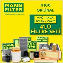 Mann-Filter Vw Golf 4 1.9 Tdi Filtre Bakım Seti 1998-2006 4np Agr-Alh-Ahf-Asv-Ajm-Auy-Arl-Atd-Axr-Asz