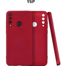 Evolvera Huawei Y6P Kılıf First Silikon - Bordo