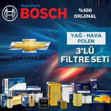 Bosch Chevrolet Aveo 1.2 Benzin Filtre Bakım Seti 2006-2012 3np
