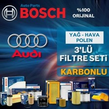 Bosch Audi A4 2.0 Tdi Filtre Bakım Seti 2005-2008 3kp Bre-Blb