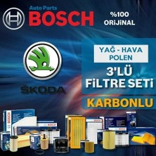 Bosch Skoda Rapid 1.2 Tsi Filtre Bakım Seti 2015-2017 3kp Cjz