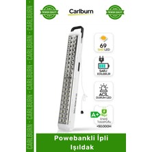 Carlburn #ışıldak Kamp Çadır Aydınlatma Taşınabilir Şarjlı USB Gece Acil Durum Powebankli Ipli Işıldak