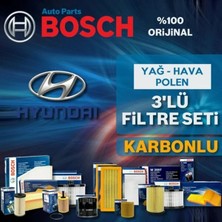 Bosch Hyundai IX35 1.6 Benzin Filtre Bakım Seti 2010-2015 3kp