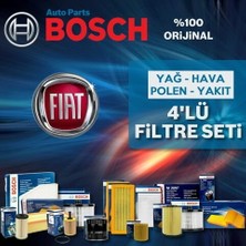 Bosch Fiat Fiorino-Doblo-Linea 1.3 Mjet E5 Filtre Bakım Seti 4np