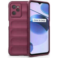 Evolvera Realme C35 Kılıf Optimum Silikon - Bordo