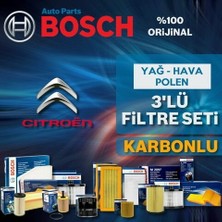 Bosch Citroen Berlingo 1.6 Hdi E5 Filtre Bakım Seti 2011-2017 3kp