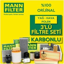 Mann-Filter Vw Tiguan 1.4 Tsi Filtre Bakım Seti 2007-2018 3kp Cav-Cth-Bwk