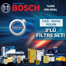 Bosch Volvo C70 2.0 Dizel Filtre Bakım Seti 2007-2012 3np