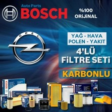 Bosch Opel Mokka 1.6 Cdti Filtre Bakım Seti 2015-2017 4kp