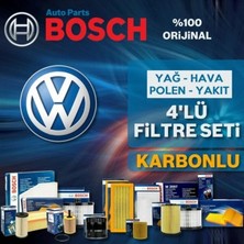 Bosch Vw Jetta 1.4 Tsi Filtre Bakım Seti 2007-2010 4kp Bmy