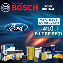 Bosch Ford C-Max 1.6 Tdci Filtre Bakım Seti 2007-2010 4np