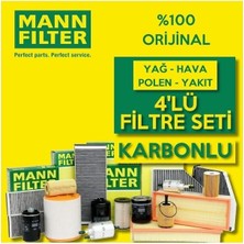 Mann-Filter Citroen C-Elysee 1.6 Hdi E5 Filtre Bakım Seti 2013-2020 4kp