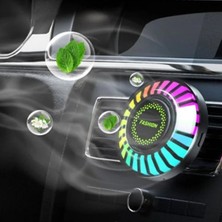 Ozcmax Araç Içi Koku Hazneli Rgb Sese Duyarlı LED Işıkk
