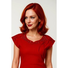 Mabelme Store Şahinler Nakışlı Sıfır Kol Atlet B349