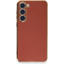 Evolvera Samsung Galaxy S23 Plus Kılıf Volet Silikon - Kırmızı