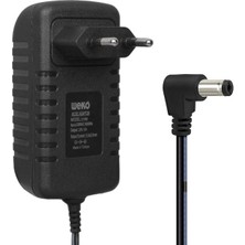 Weko WK-21966 25 Volt - 2 Amper - 50 Watt 5.5*2.5 mm L Uçlu Kırmızı Yeşil Ledli Yerli Üretim Şarjlı Matkap Adaptörü