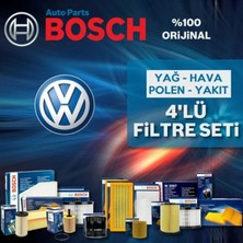 Bosch Vw Passat 2.0 Tdi Filtre Bakım Seti 2005-2011 4np Bkp-Bmp-Cba-Cff-Bma-Cba-Bmr-Cbb-Cfg-Bvd-Bve-Cbd-Bwv