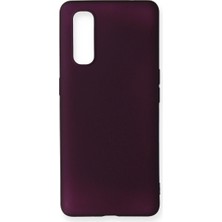 Evolvera Oppo Find X2 Kılıf First Silikon - Mürdüm