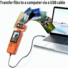 Evolvera Q8 4K Ultra Hd Taşınabilir Vlog Spor ve Aksiyon Kamerası 2.0’’ Döndürülebilir IPS Ekran Beyaz