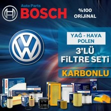 Bosch Vw Caddy 1.9 Tdi Filtre Bakım Seti 2007-2011 3kp Bjb-Bls-Bsu