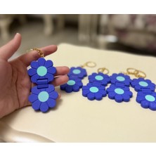 Aura Design Studio Çiçek Anahtarlık 3D Stres Oyuncağı , Çanta Süsü