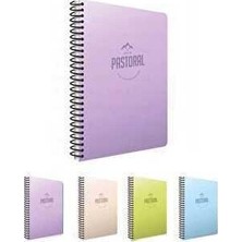 Gıpta Pastoral Pp Kapaklı A4 Spiralli 60 Yaprak Çizgili Defter 12'li Paket
