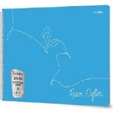 Çınar Defter Çınar Pp Kapak Spiralli 33X48 cm 25 Yaprak Resim Defteri 12'li Paket