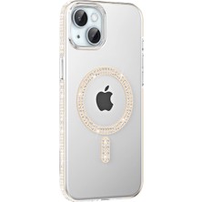 Eco Port Joko Apple Iphone 14 Move Taşlı Magsafe Kapak - Pembe