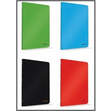 Çınar Defter I'am Smart Plastik Kapak Dikişli 80 Yaprak Çizgili A4 Defter 12'li Paket