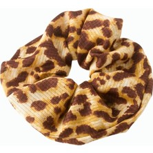 Bijuteri Net Leopar Desenli Simit Toka 13 cm