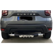 TMZ Garage 2010-2024 Dacia Duster Poliüretan Arka Koruma Demiri Krom