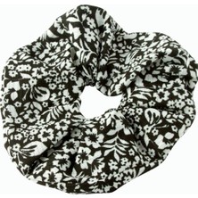 Bijuteri Net Çiçek Desenli Simit Toka 13 cm