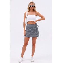 Euro Class Kadın Astarsız Mini Boy Şort Etek