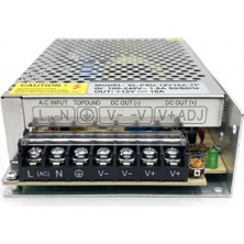 Zeyar Teknoloji 12V 10A 120W Metal Kasa Adaptör Şerit LED Trafosu Güç Kaynağı