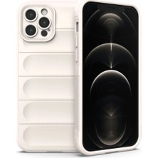 Eco Port Apple Iphone 12 Pro Kılıf Optimum Silikon - Krem