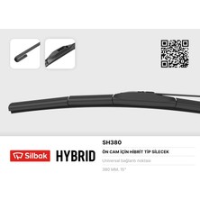 Silbak Semeglbl Silecek Süpürgesi [ Hybrid Tip 380MM Universal ]