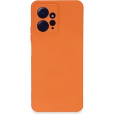 Eco Port Xiaomi Redmi Note 12 4g Kılıf Nano Içi Kadife Silikon - Turuncu