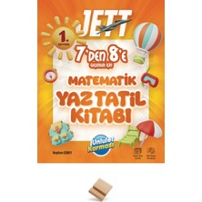 Ünlüler Karması Lgs Jett 7'den 8'e Matematik Yaz Tatili Kitabı + Telefon Standı