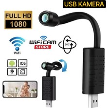 Wificam V380 Mini Wifi USB Kamera Esnek Tasarım