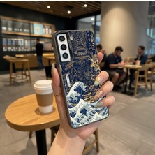 Powerfox Samsung S21 Fe Uyumlu Samurayın Sözleri Baskı Desen Darbe Emici Telefon Kılıfı MK01A