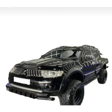 TMZ Garage 2010-2014 L200 Triton Slim Paçalıklı Çamurluk Dodik Kaplama Kabartma Koruma Seti