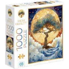 Mabelme Store Dolunay ve Ağaç Puzzle 1000