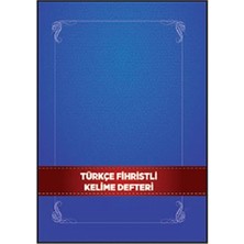 TeknoKapsül Türkçe Fihristli Kelime Defteri