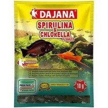 Bezos Spirulina ve Chlorella Balık Yemi 80 ml 10 gr