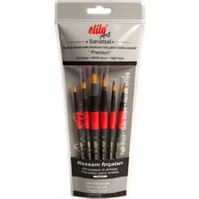 Stilo Art (Set 3) Yuvarlak Uç Fırça Seti ( 6 'lı )