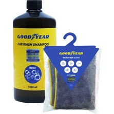 Goodyear Oto Şampuan ve Mikrofiber Bez Seti